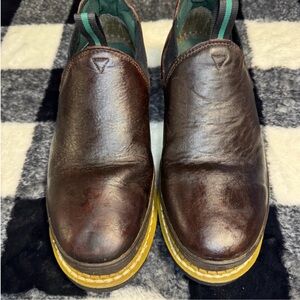 This is a pair of Georgia Boot Giant Romeo Wedge Work Shoes Sz 13 W/ 47 EUC!